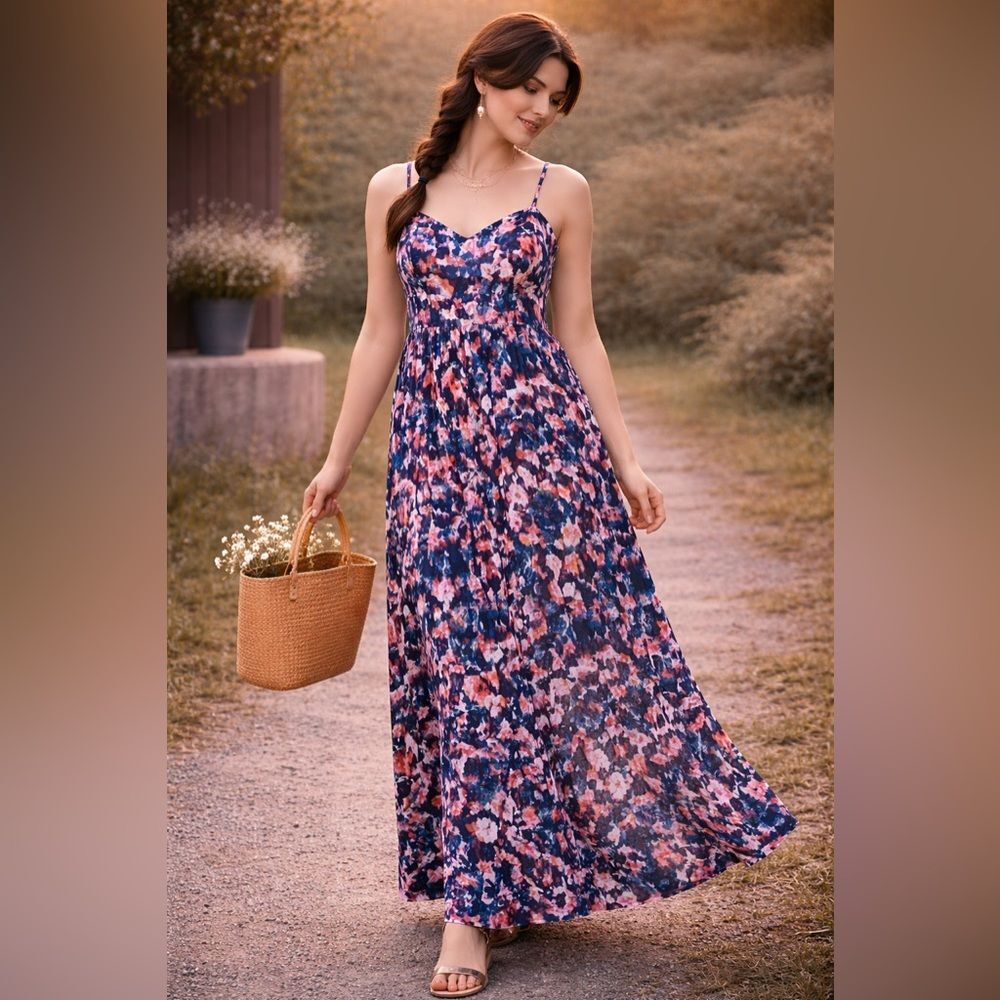 Felicity & Coco Colby‎ Yucatan Nights Maxi Dress Medium